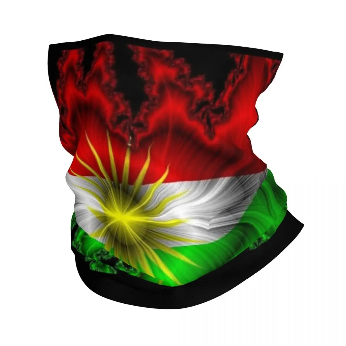 

Kurdistan Kurdish Flag Bandana Neck Gaiter Printed Wrap Scarf Warm Cycling Scarf Outdoor Sports For Men Women Adult Windproof