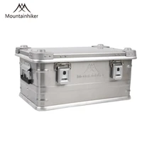 mountainhiker 60 80l outdoor storage box camping picnic travel aluminum alloy large capacity box accessories storage bag 3 sizes