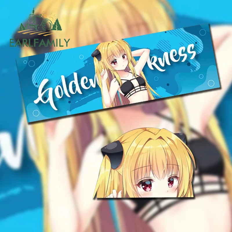 

EARLFAMILY 13 см для Konjiki no Yami Автомобильная наклейка s Campervan Водонепроницаемая Наклейка Виниловые автомобильные аксессуары для багажника мотоцикла RV наклейка