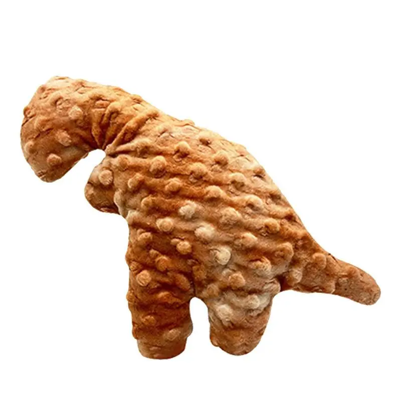 

Dino Chicken Nuggets Pillow Chicken Nuggets Cute Plushies Dinosaur Stuffed Doll Comfortable Soft And Fun Pillow Plush Toy For