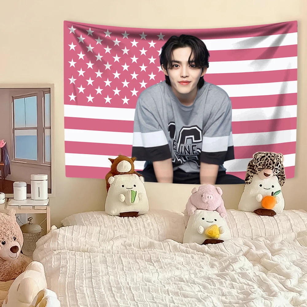 Kpop певица гобелен S-Scoups домашний декор настенный фон для спальни в общежитии