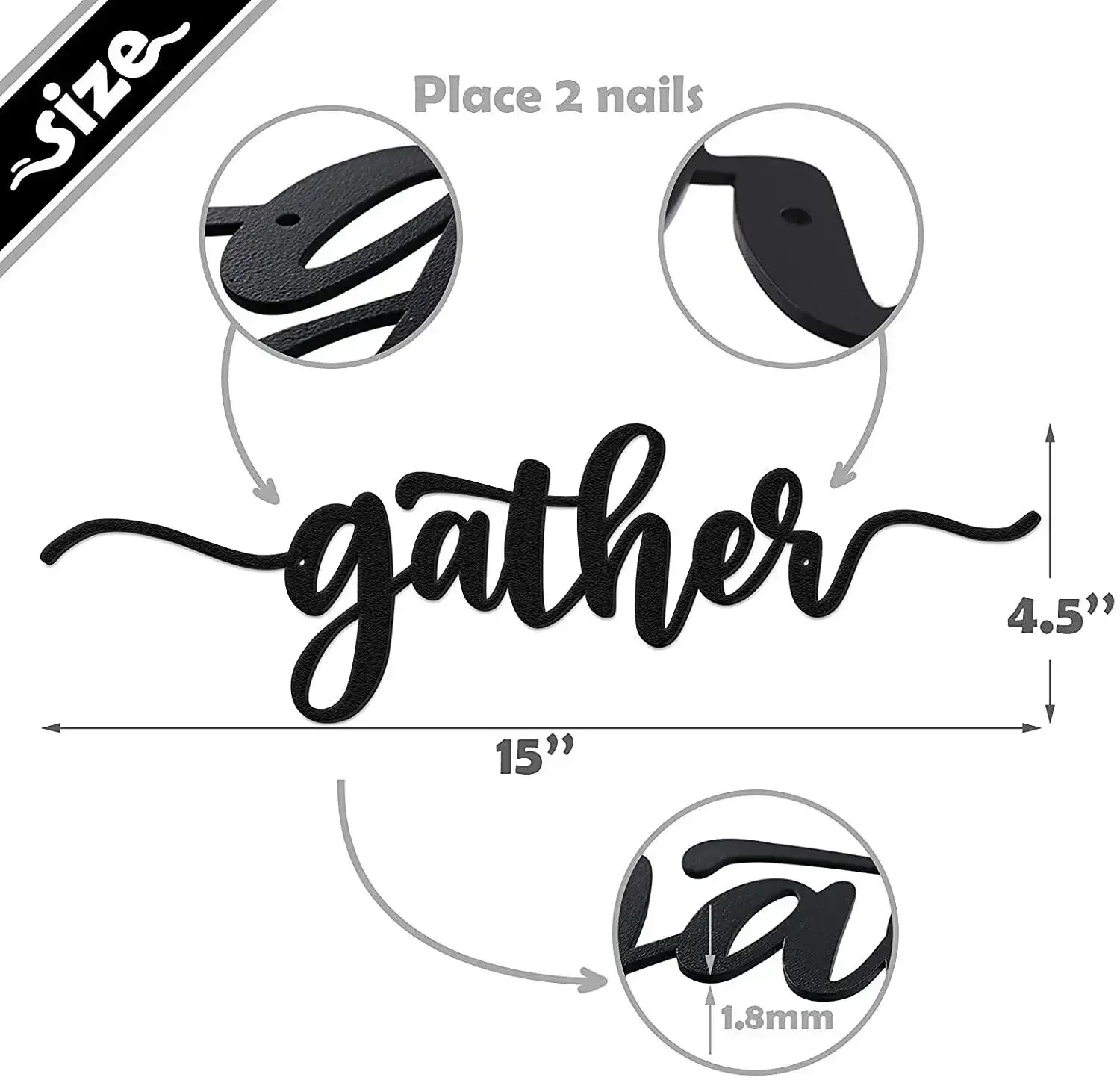 Металлические настенные украшения железные художественные знаки для гостиной