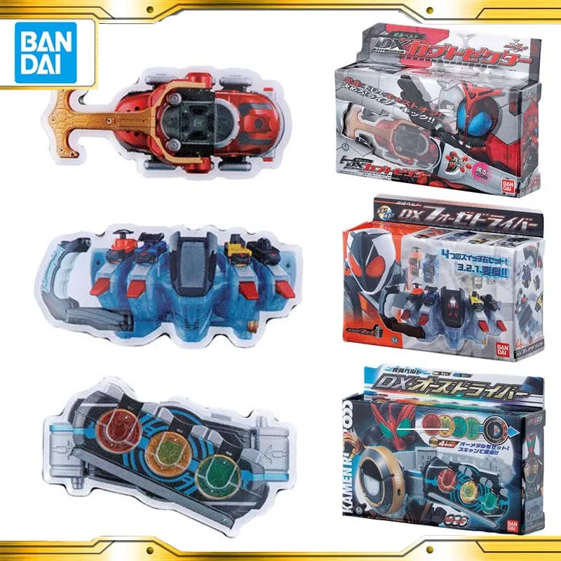 

Bandai Masked Kamen Rider 50th Anniversary Transformed Belt Pin KABUTO BUILD EX-AID OOO Action Figure Toys for Christmas Gifts