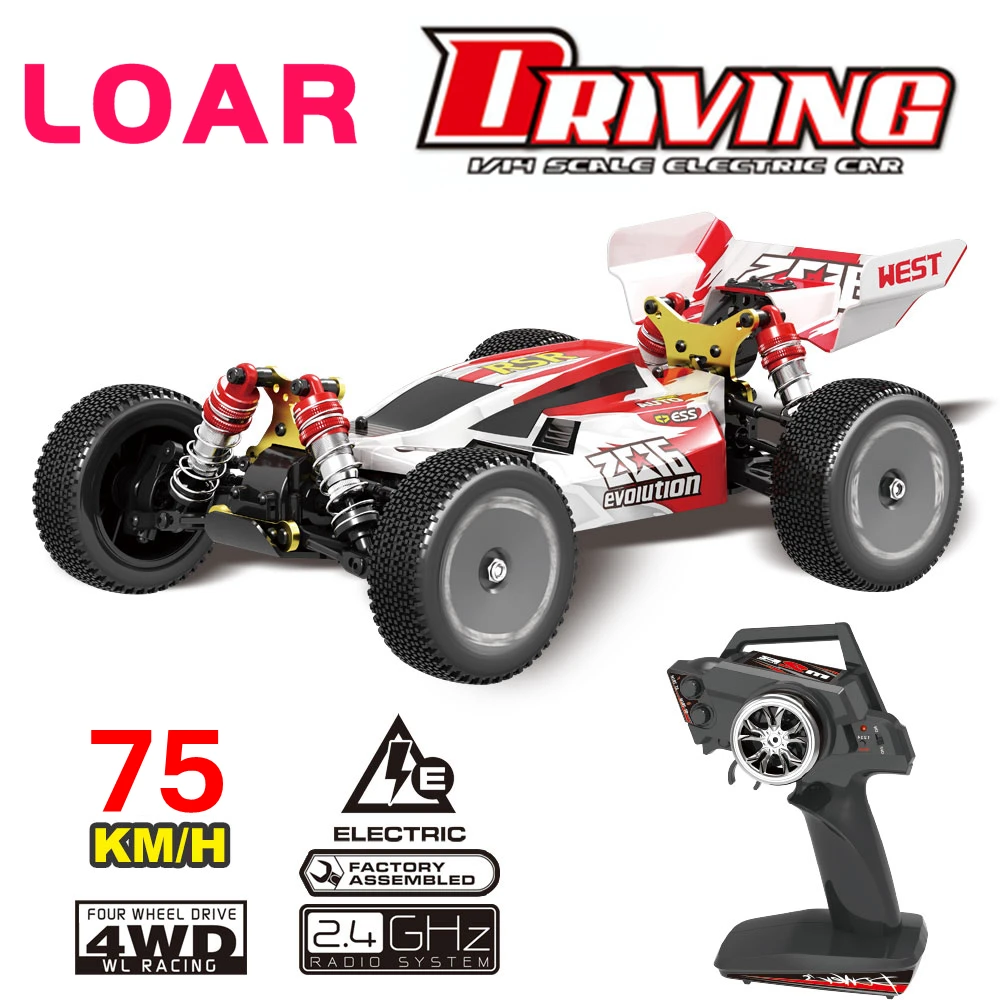 Enlarge Racing Rc Car 75km/h 1:10 Scale 4WD Drive Off-Road 2.4G Radio Control Remote Car Kids Electric RC Cars Aldult Toys Vehicle
