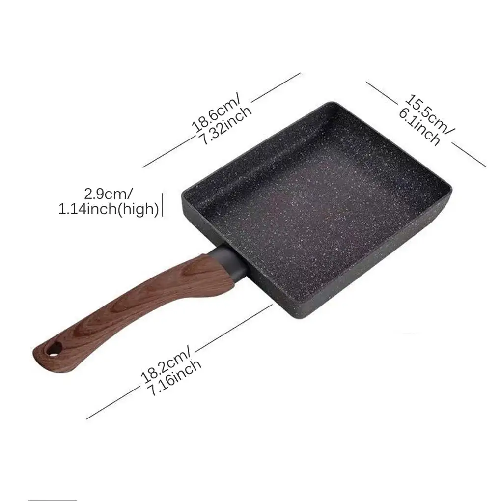 

Simmering Pot Non-stick Pan Kitchen Gadget Insulation Handle Household Accessories Camping Coating Frying Pans Boiled Fryer