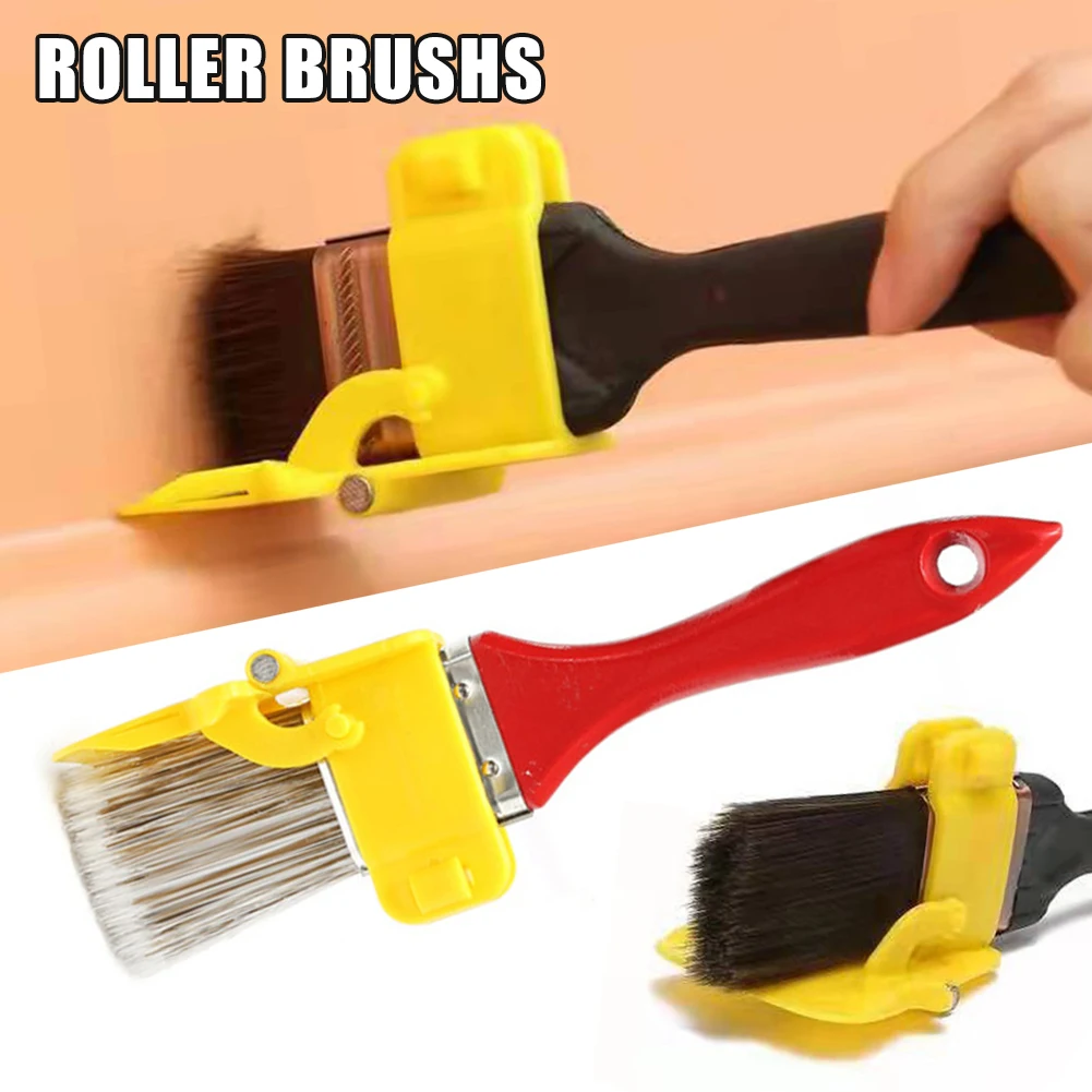 

Latex Paint Trimming Color Separator Interior Wall Roof Paint Brush Edger Angle Closing Edge Imitation Wool Roller Brush Tool