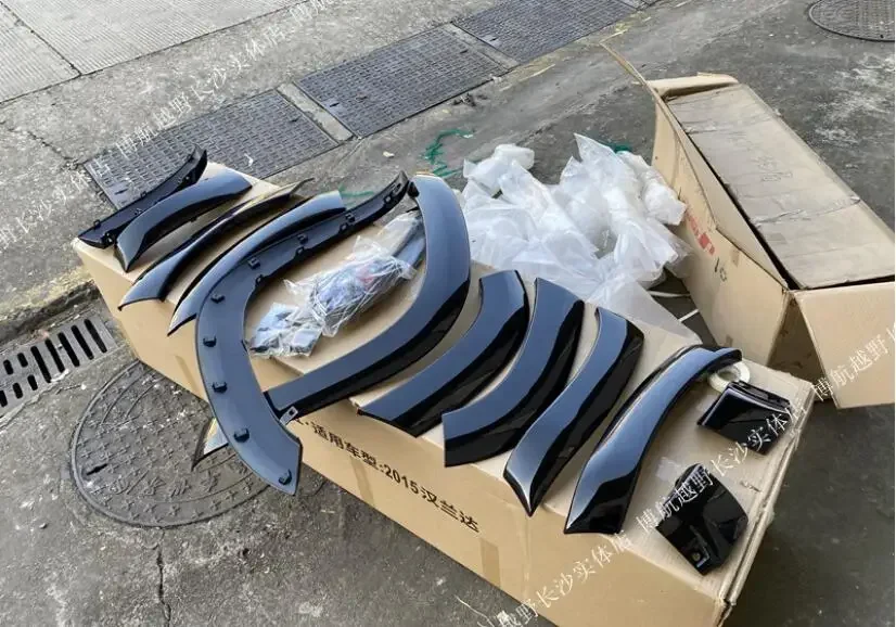 12 шт. для Toyota RAV4 2009 2010 2011 2012 колесо бровей круглая дуга расширители крыла комплект