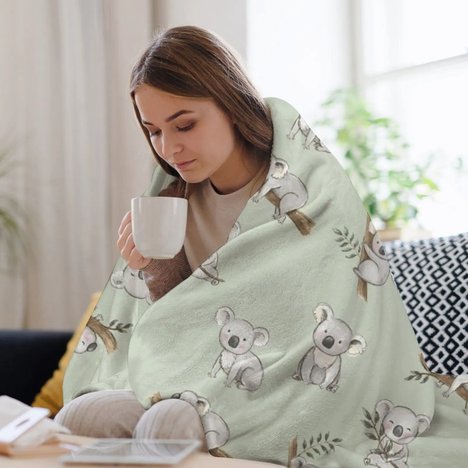 Aussie Animals: Cute Koala Pack Плед Летнее постельное белье Волосы для младенцев Одеяла