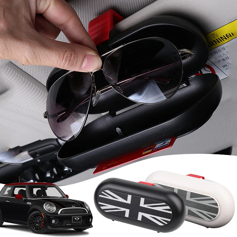 

Автомобильный солнцезащитный козырек Чехол для очков многофункциональные инструменты для хранения для BMW MINI Cooper S F54 F55 F56 F60 R55 R56 R60 R61 автомоб...