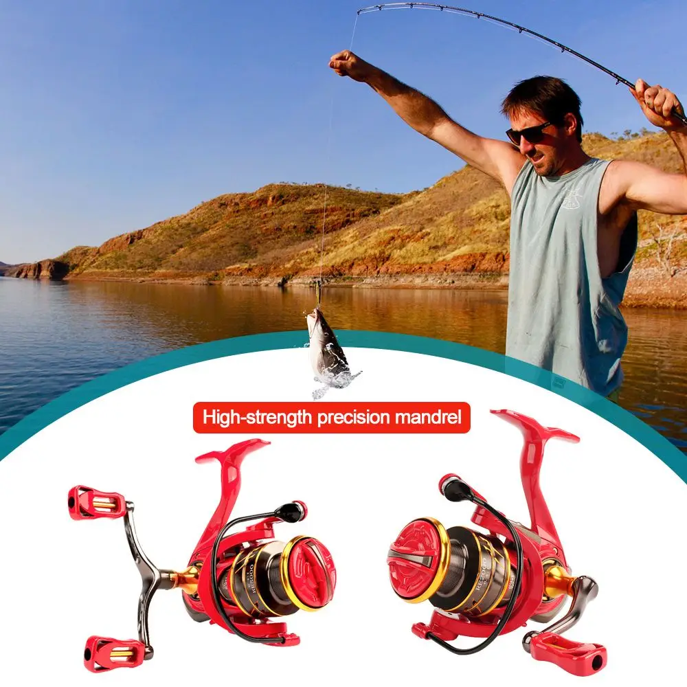 

Одиночный качающийся хит черный двойной качающийся рычаг серии RE2000 проволочная кружка спиннинг колесо для приманки Рыболовная катушка