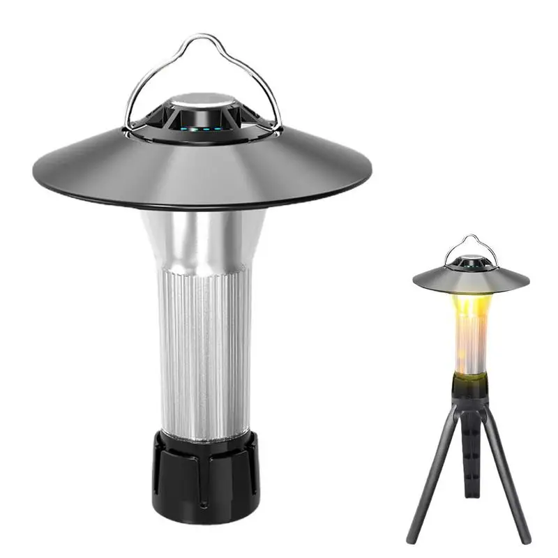 

Перезаряжаемый портативный фонарь для кемпинга, водонепроницаемый фонарь для кемпинга, яркий светодиодный фонарь для ремонта, 3 режима осв...