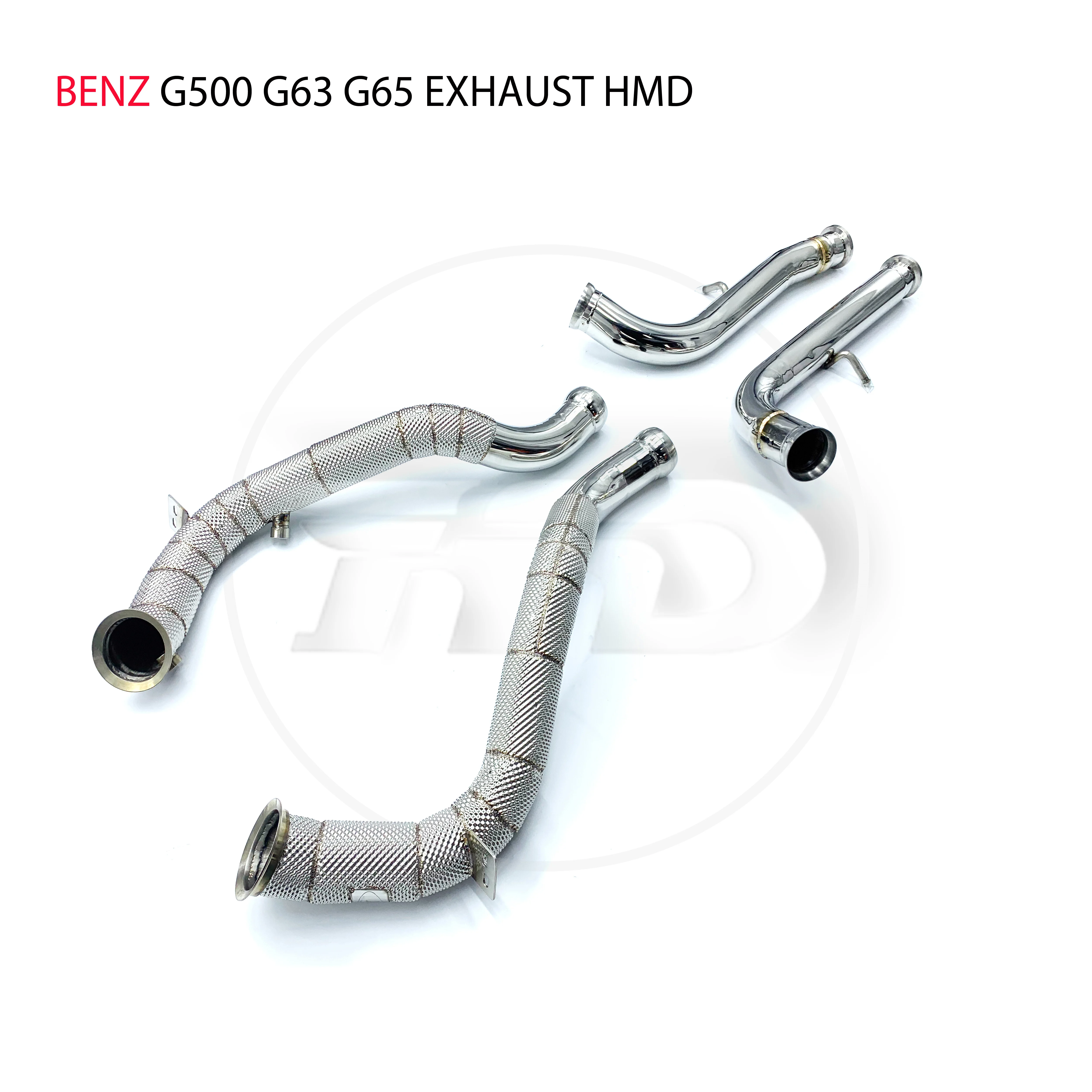 

HMD Stainless Steel Exhaust System High Flow Performance Downpipe For Benz G500 G63 G65 Modification Electronic Valve