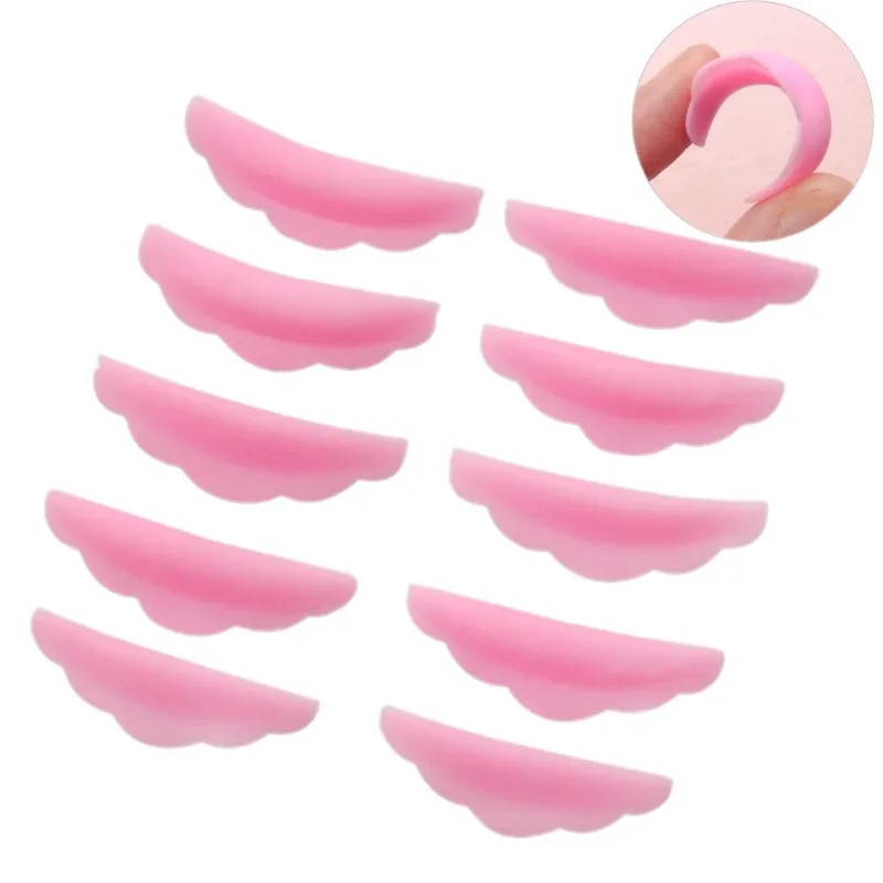 

Pink Green Blue Silicone Eyelash Extension Perm Pad Reusable Graft Lashes Lifting Curler Eyelashes Patch Makeup Tools