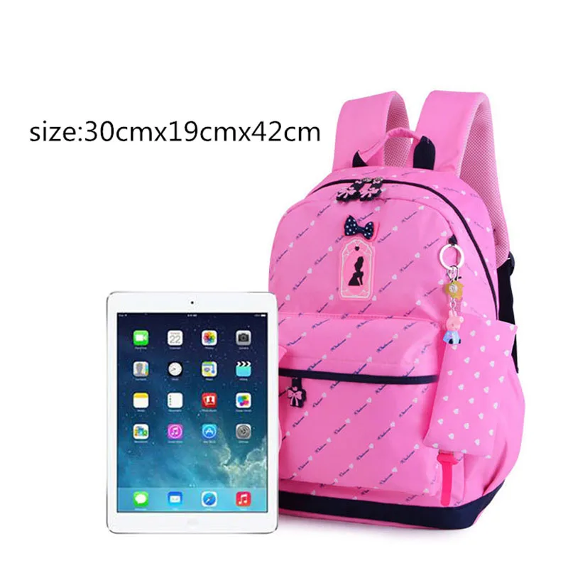 Children School Bags Teenagers Girls Printing Rucksack school Backpacks 3pcs/Set Mochila kids travel backpack Cute shoulder bag