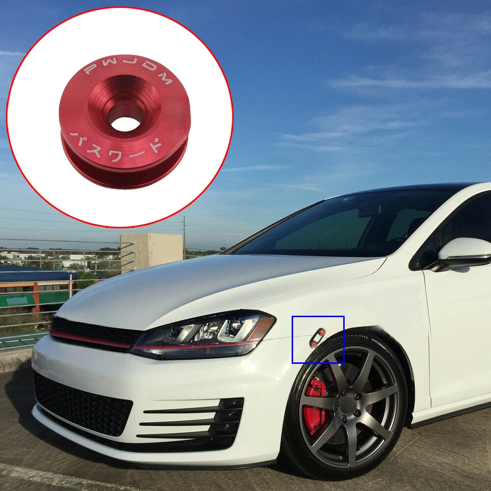 

Front and Rear Bumper Hatch Cover Fixing Buckle Surround Reinforcement Washer Quick Release Surround Screw Fender Fastener Kit