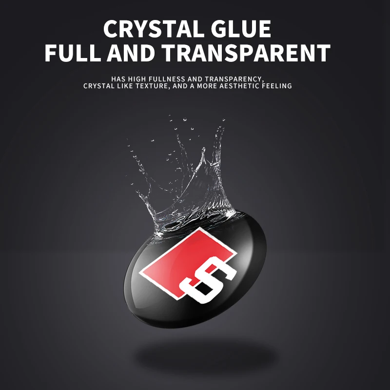 Наклейки на замочную скважину автомобиля антиблокирующие для Audi S line Cadillac Land Rover