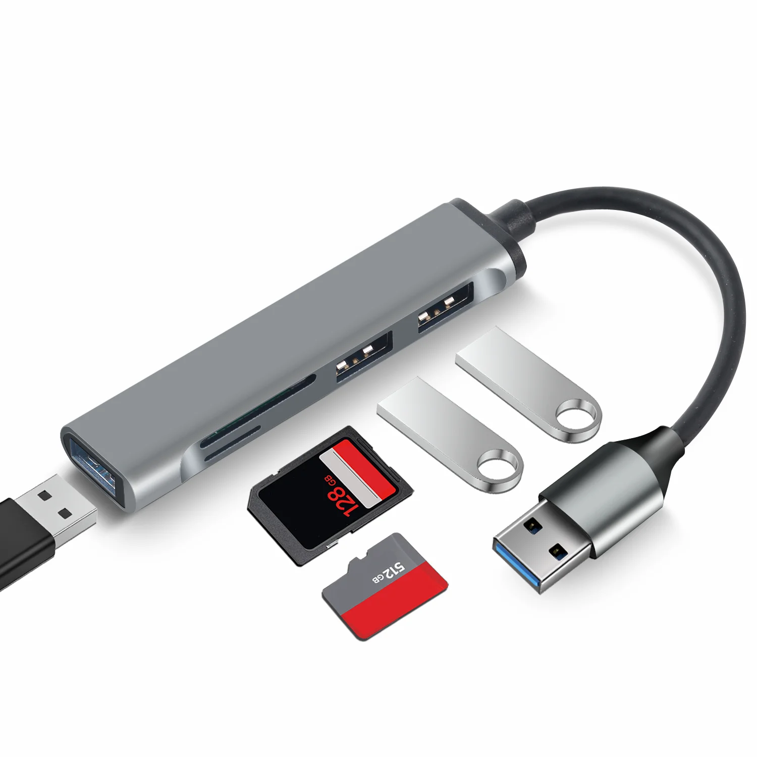 

Высокоскоростной USB-концентратор с портом Type-C, USB 3,0
