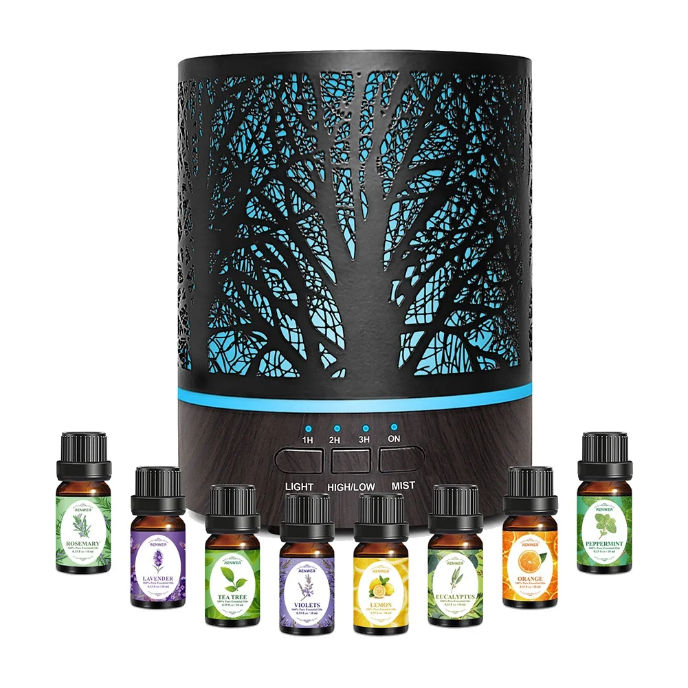 Диффузор эфирного масла ароматический увлажнитель 300 мл ультразвуковой