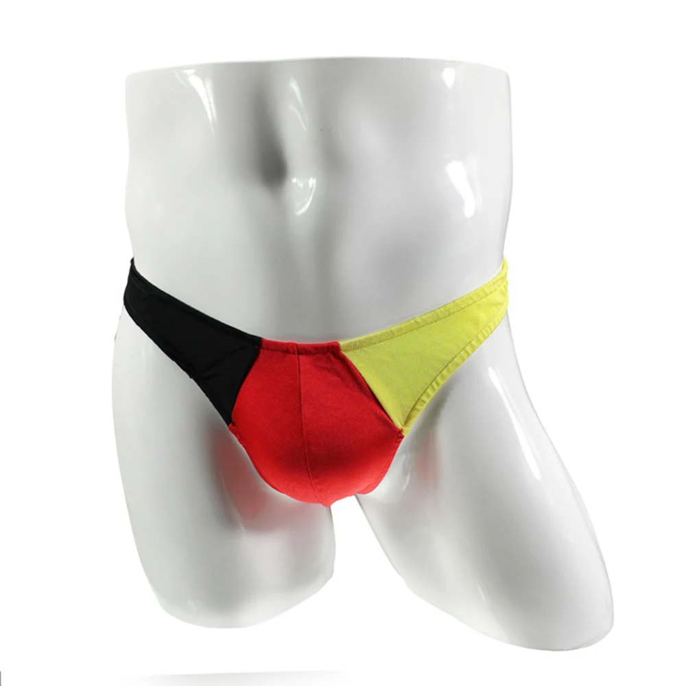 Мужские дышащие трусы бикини с мешочком для пениса низкой посадкой |