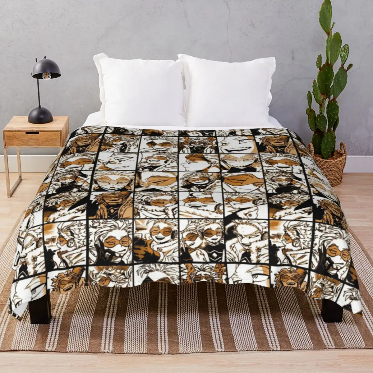 

Цветное фланелевое одеяло Hawks в стиле манга, искусственное многофункциональное покрывало для постельного белья, дивана, путешествия, офиса
