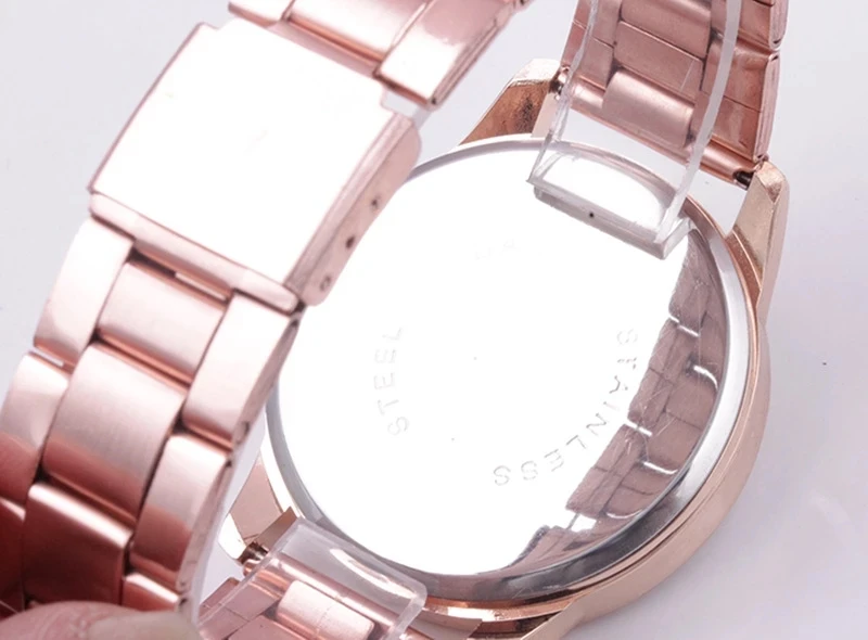 Часы наручные кварцевые для мужчин и женщин люксовые брендовые с браслетом из