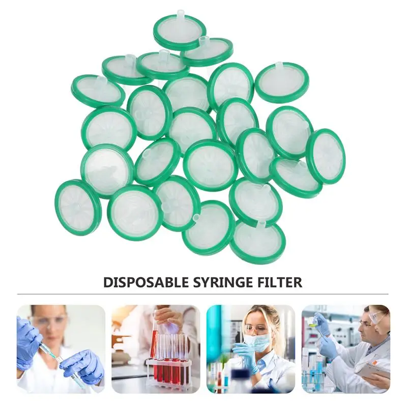 

25Pcs Premium Syringe Millipore Filtration Microporous Membrane Needle Filter