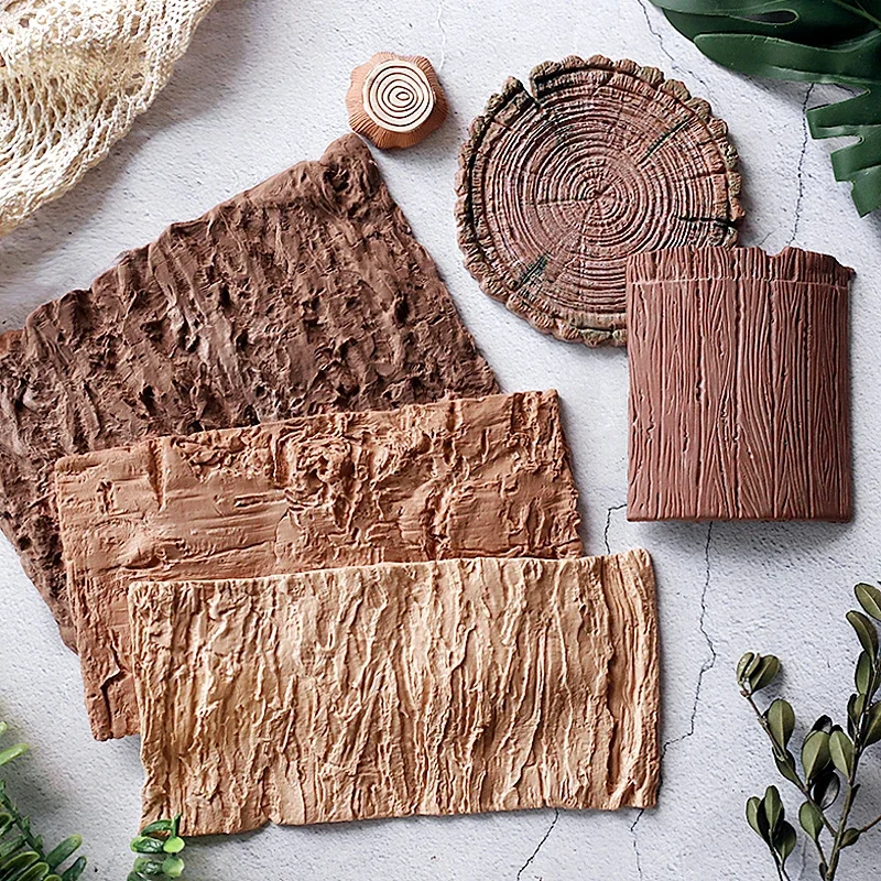 VERIDIAN силиконовая форма для выпечки торта лесная кора пень текстура древесины