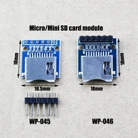1pcs tf micro sd card module mini sd card module memory module for arduino arm avr wp 045 wp 046