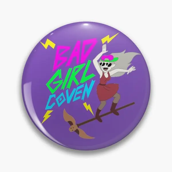Bad Girl Coven The Owl House  Customizable Soft Button Pin Decor Collar Cartoon Creative Badge Fashion Funny Metal Hat Gift