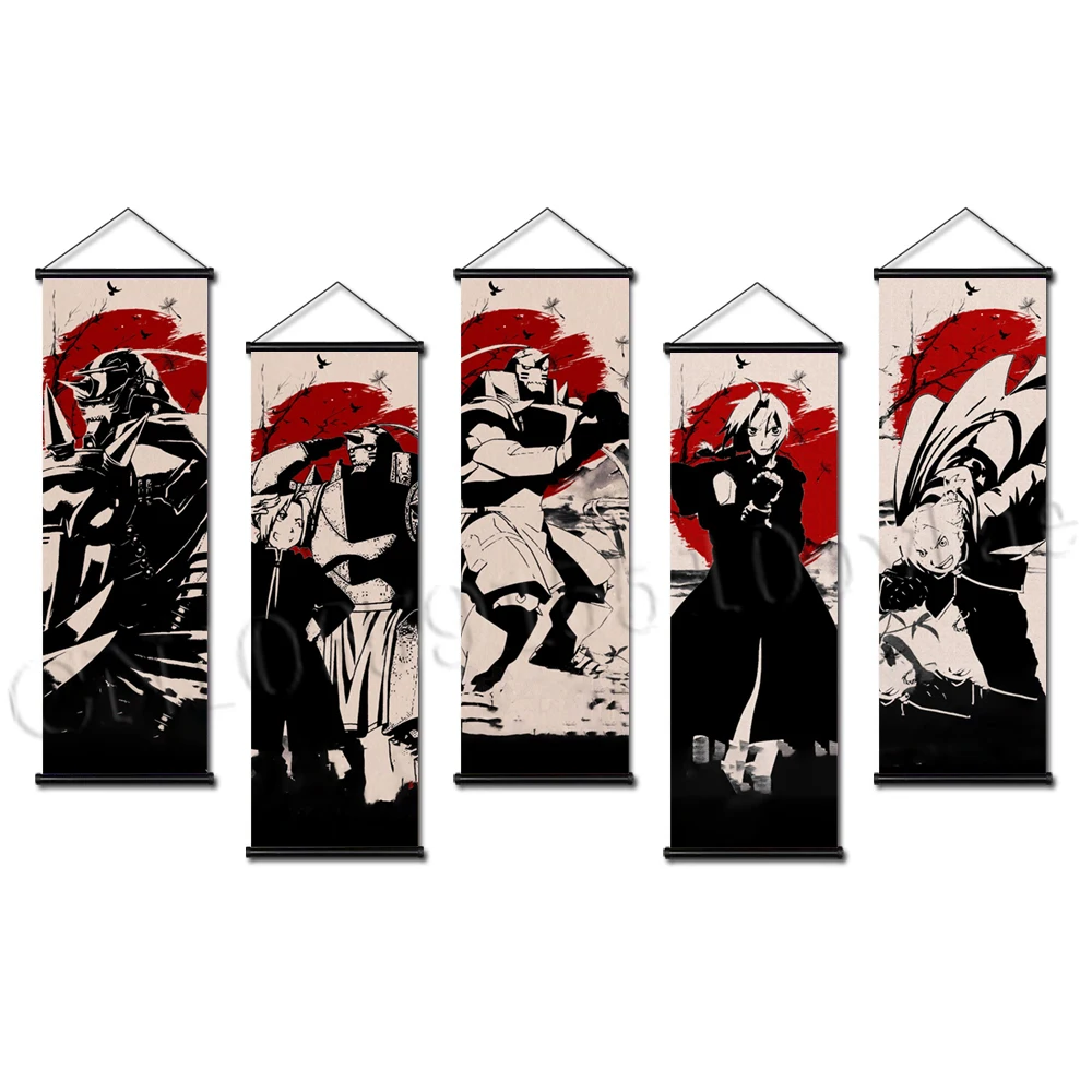 

Цельный металлический альхимик, подвесные плакаты, Настенная картина, холст, картина, печать, свитки, домашний декор, искусство для гостиной...