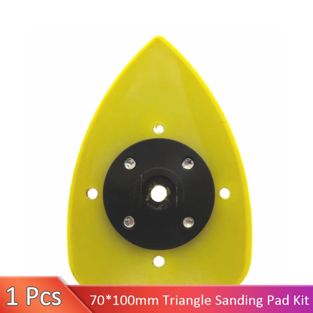 

1 шт. 70x100 мм треугольная шлифовальная подушечка, шлифовальная подложка, шлифовальная подушечка, петля с крючком для шлифовки, полировки, мощные абразивные инструменты