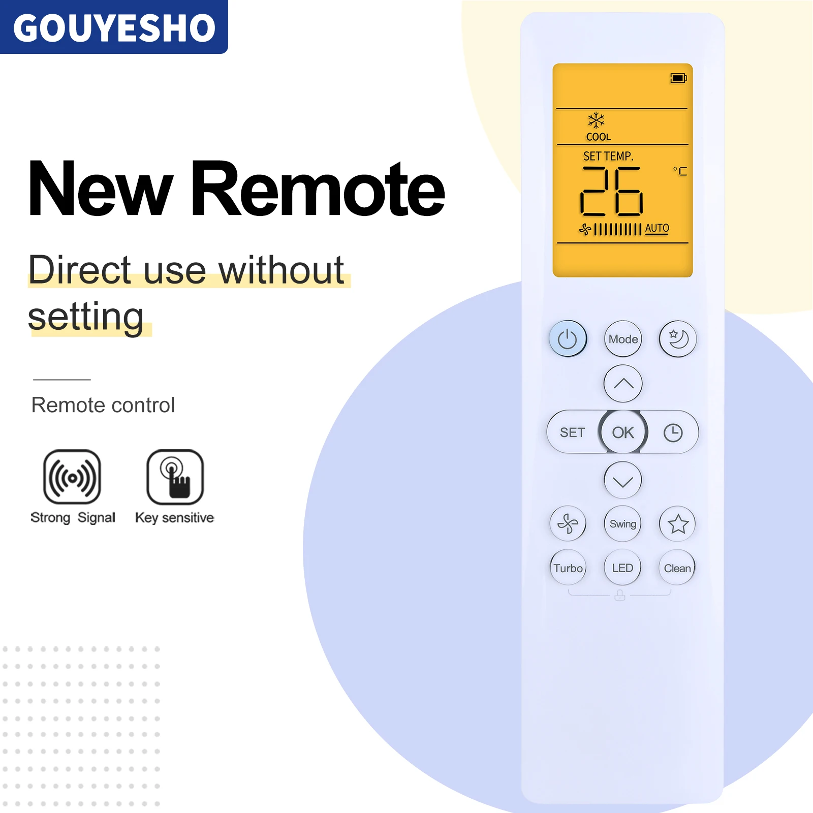 Новый пульт дистанционного управления для кондиционера Midea RG10B(E)/BGEF RG10B10(E)/BGEF