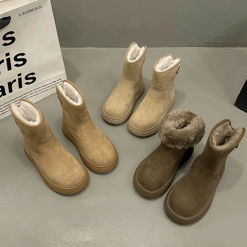 Зимние сапоги для женщин зимняя обувь женские ботинки 2024 мягкие Australi