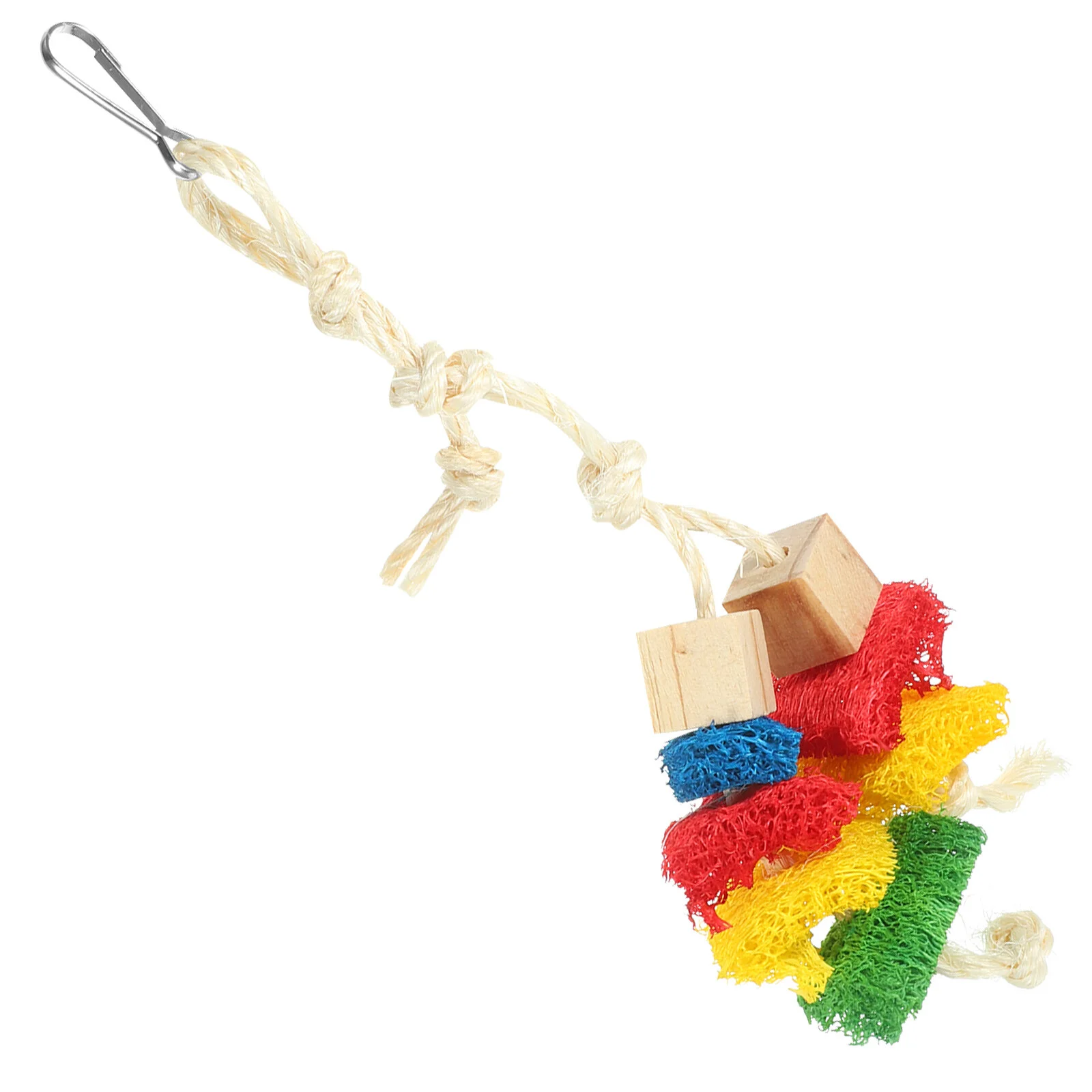 

Small Parrot Chew Toys Wooden Bird The Parrots Chewing Hanging Cage Shredding Accessories Foraging
