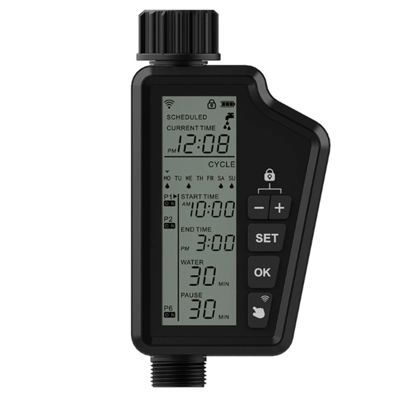 Умный таймер полива для сада Tuya Wi-Fi автоматический цифровой контроллер орошения