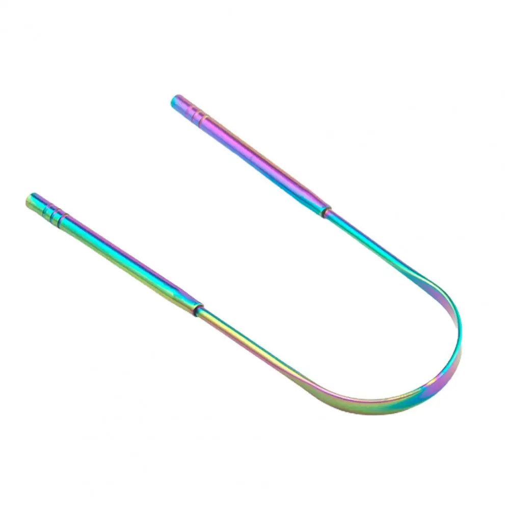

Safe Tongue Brush Portable Fresh Breath Cleaning Tongue Toothbrush Easy to Use Lightweight Tongue Cleaner for Home Use