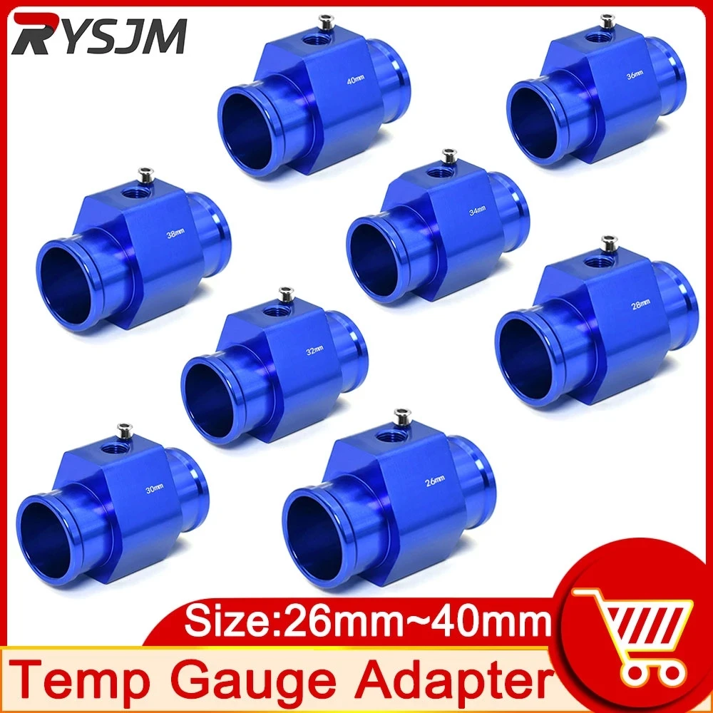 

Water Temp Temperature Joint Pipe Sensor Gauge Radiator Hose Adapter Size 26mm / 28mm / 30mm / 32mm / 34mm / 36mm / 38mm / 40mm