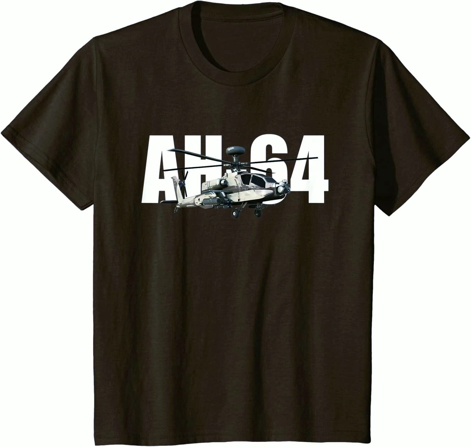 

AH64 Apache Helicopter Gunship T-Shirt. Summer Cotton Short Sleeve O-Neck Mens T Shirt New S-3XL