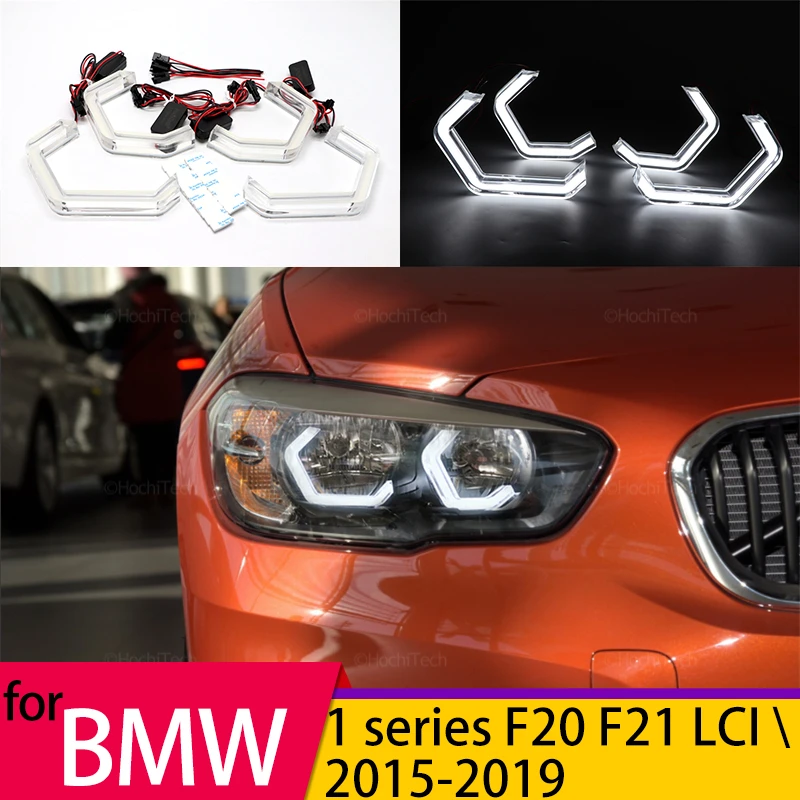 

Кольца с ангельскими глазами в знаковом стиле для BMW 1 series F20 F21 LCI 114i 116i 118i 120i 125i 114d 116d 118d 120d 125d 2015-19 M4