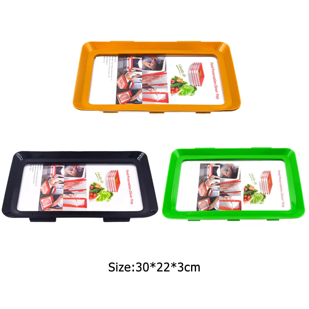

Creative Food Preservation Tray Food Fresh Keeping Fresh Spacer Organizer Food Preservate Refrigerator Food Storage
