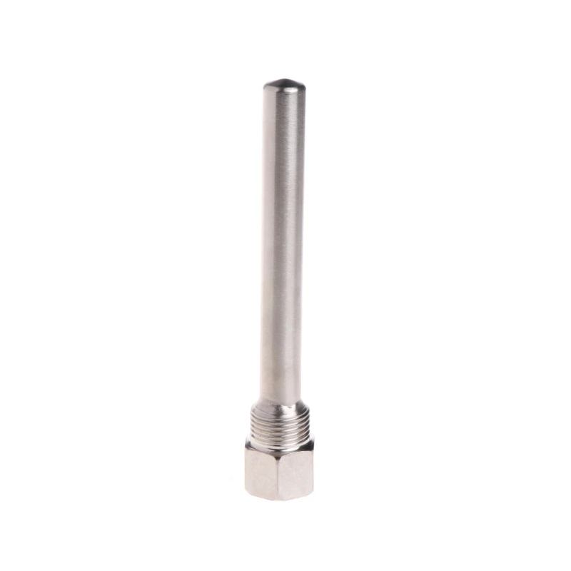 

Stainless Steel Thermowell 1/2" NPT Threads 130mm Long For Temperature Sensors Drop Shipping
