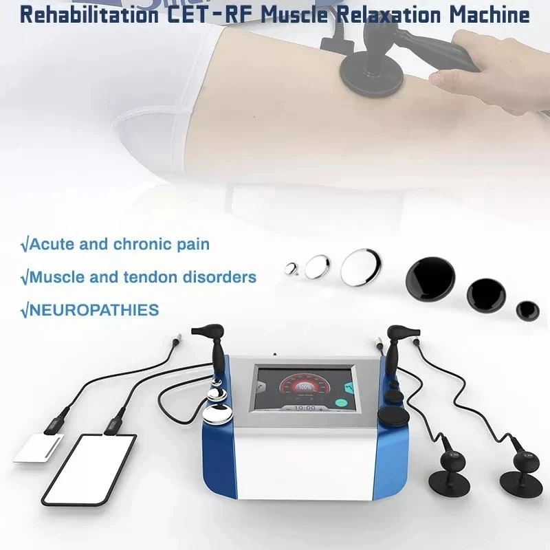 

Tecar treatment диатермический аппарат CET RET RF Indiba, спортивный реабилитатор, спортивный терапевт Tecar, терапевтический аппарат для боли в теле