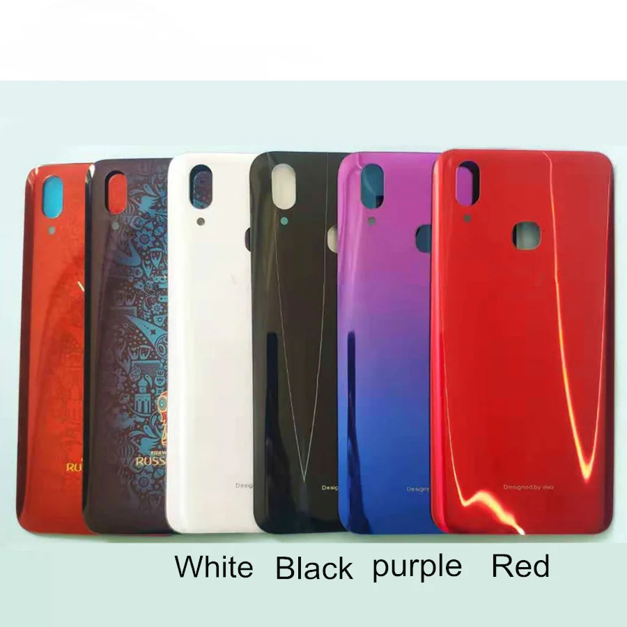 Задняя крышка батарейного отсека для VIVO X21 стеклянная задняя X 2 1 корпус UD