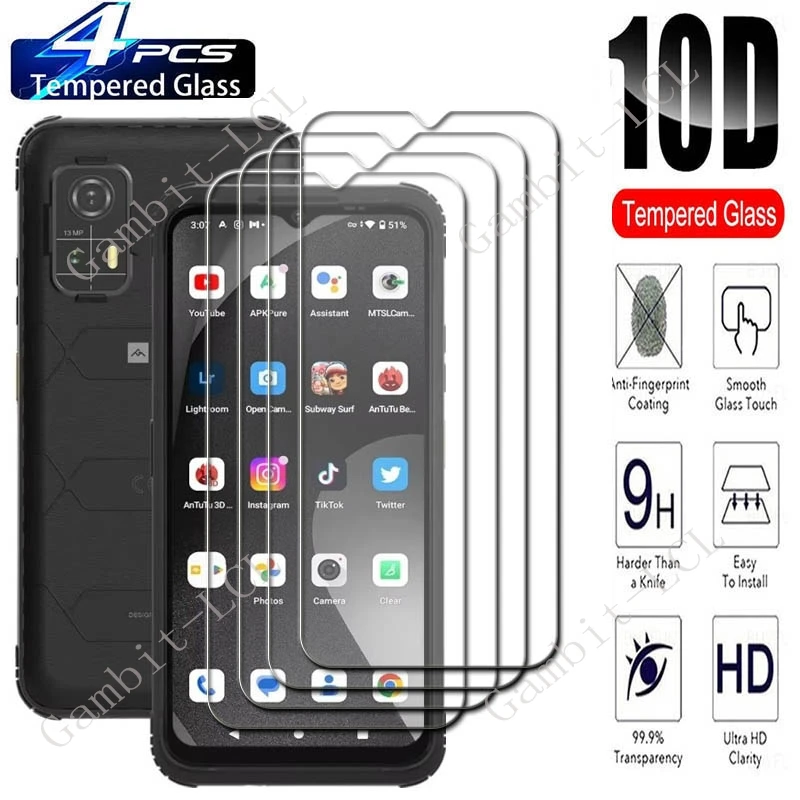 4 шт. для AGM H6 Lite Защитное закаленное стекло экрана ON AGMH6Lite AGMH6 H6Lite AGMHMAX HMAX 6 56