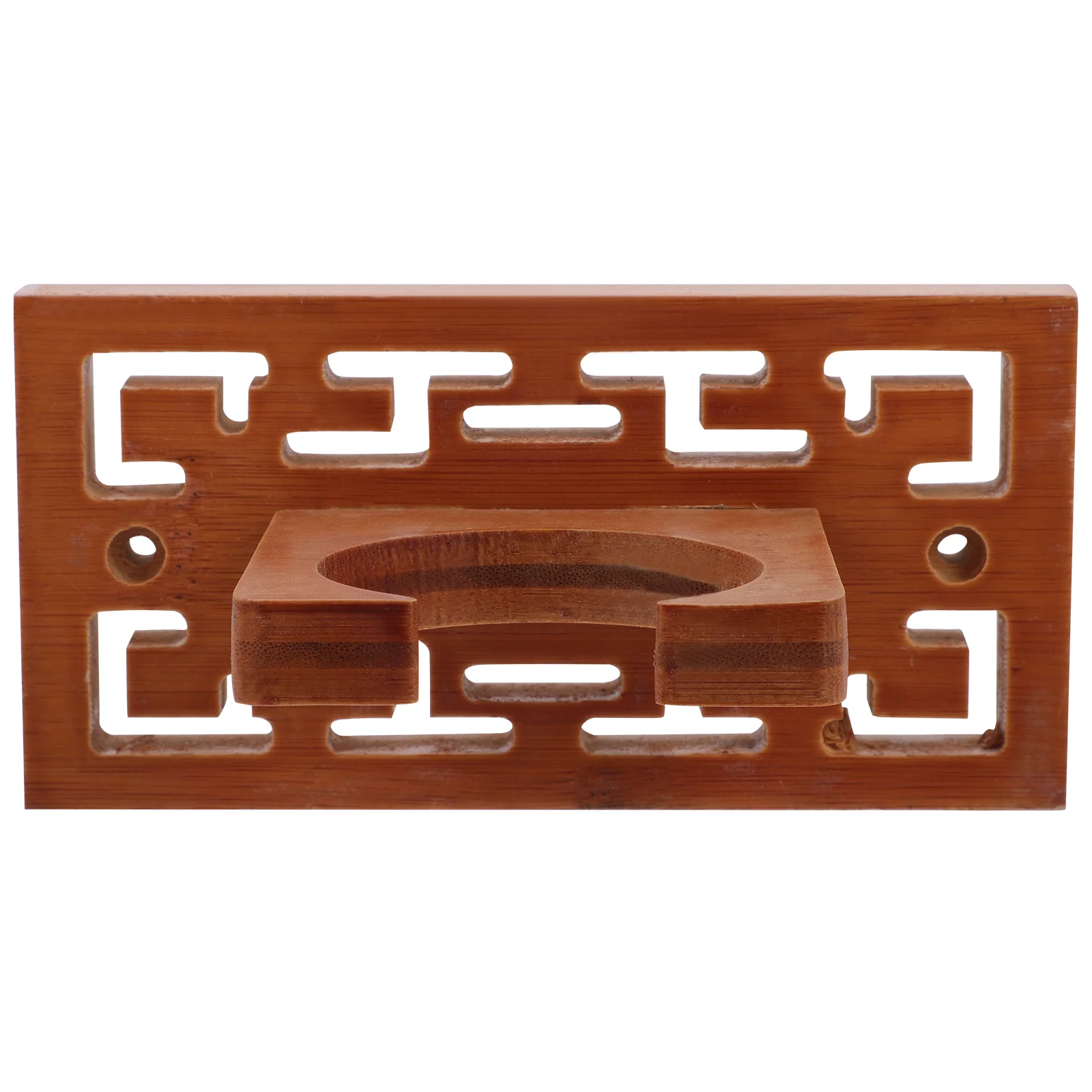 

1 Set of Instrument Wall-mounted Hook Creative Stylish Ukulele Hanger (Brown)