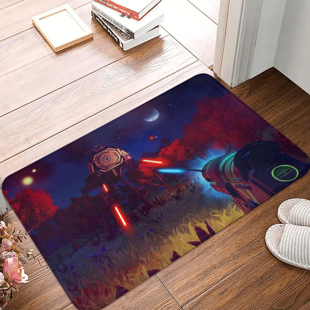 

No Man's Sky Action Adventure Game Bathroom Non-Slip Carpet Attack Kova Bedroom Mat Welcome Doormat Floor Decoration Rug