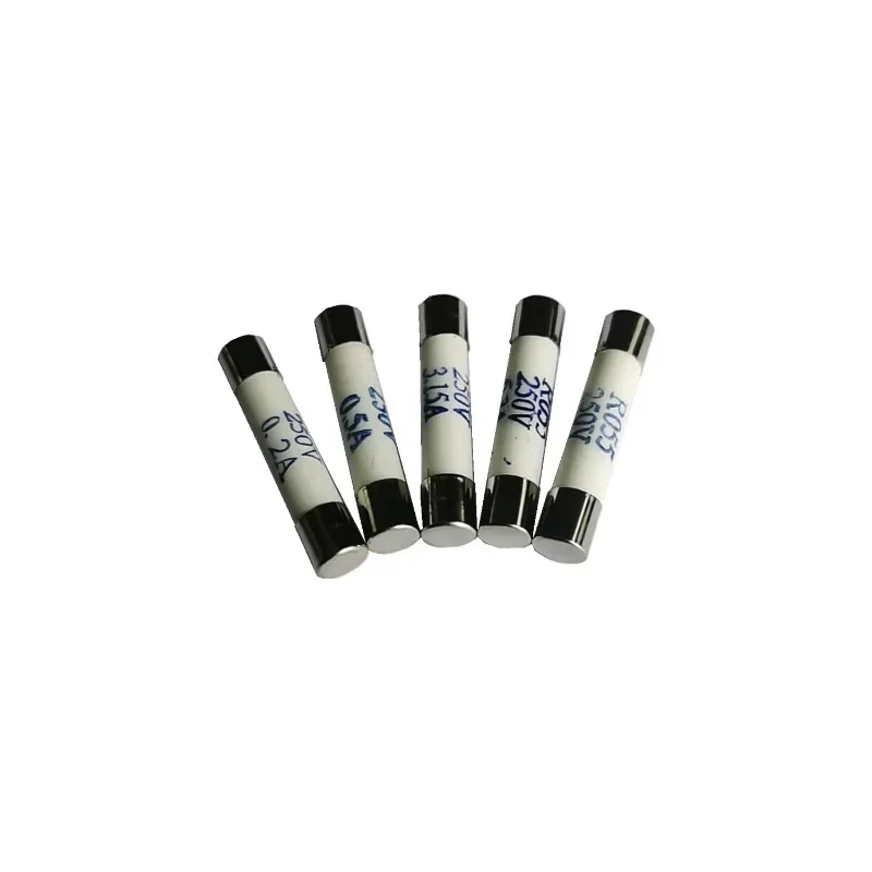 Предохранитель цилиндрической крышки RO55 керамический предохранитель 5*25 1A 2A 3A 4A 6A