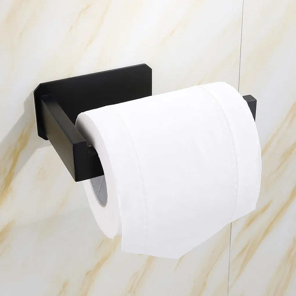 

Toilet Wall Mount Toilet Paper Holder Stainless Steel Bathroom Kitchen Roll Paper Accessory Tissue Towel Accessories Holders