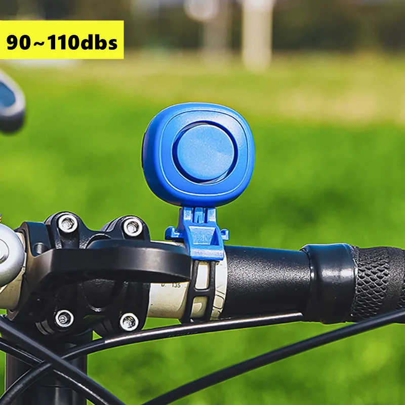 

Loud Bike Electric Horn 90~110dbs Bike Handlebar Electric Alarm Siren Bell Mtb Road Bike Warning Horn Bike Accessories