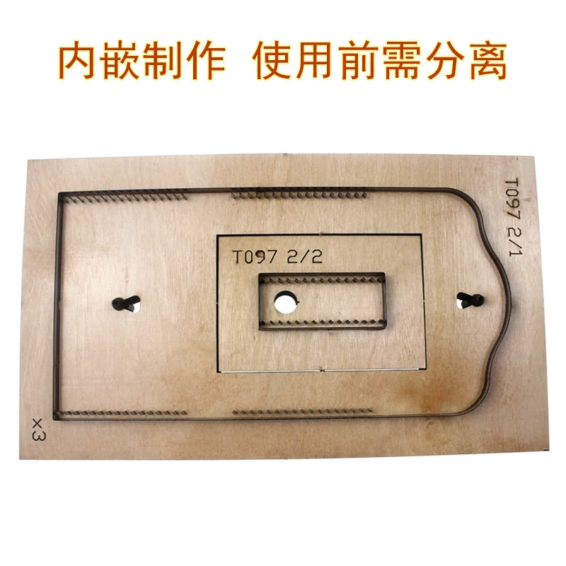 Японское стальное лезвие сделай сам трафарет для деревянных штампов кожевенного